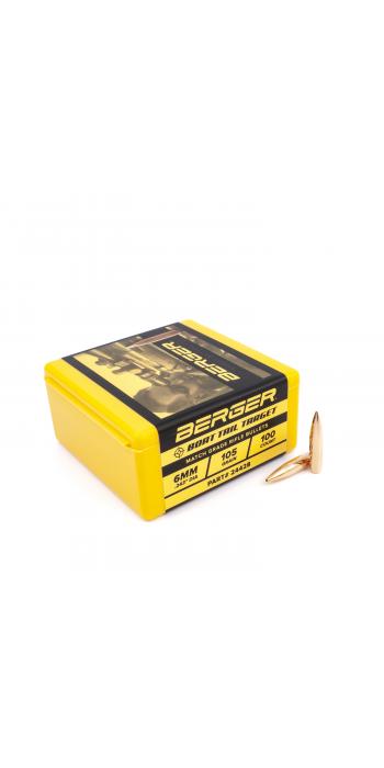 Berger Geschoss 6mm/.243 BT Target 105GR 100 Stück