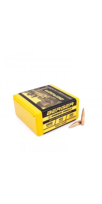 Berger Geschoss 6mm/.243 Hybrid Target 105GR 100 Stück