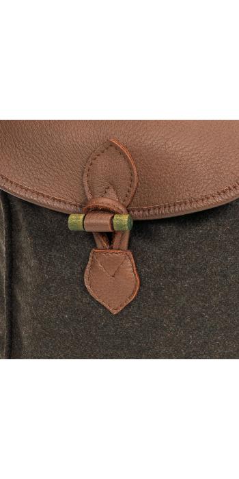 Rucksack Loden de Luxe mit Elch-Leder