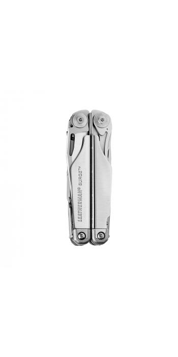 Leatherman SURGE Stainless, Nylon Holster mit Tasche, L