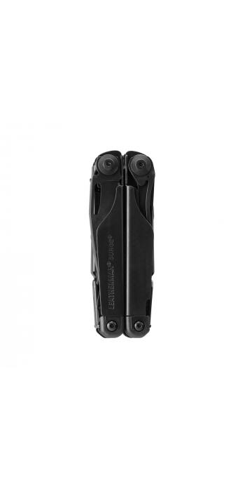 Leatherman SURGE Black, Nylon Holster, Schwarz, L