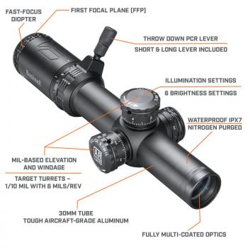 Bushnell Zielfernrohr AR 1-4x24 BTR-1 FFP #AR71424I