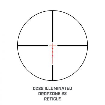 Bushnell Zielfernrohr Rimfire 3-9x40 Leuchtabsehen Dropzone 22 SFP 25,4mm