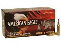 Federal American Eagle Varmint & Predator .17 Hornet 20GR Tipped Varmint 50 Patronen