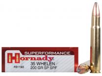 Hornady Superformance .35 Whelen 200GR InterLock SP 20 Patronen