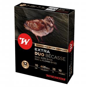 Winchester Extra Duo Becasse .12/70 35g #8,5 + #9 10 Patronen