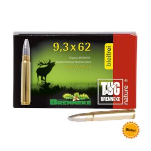 Brenneke 9,3x62 220GR TUG nature+ 20 Patronen