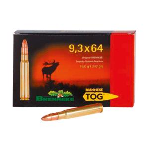 Brenneke 9,3x64 247GR TOG 20 Patronen