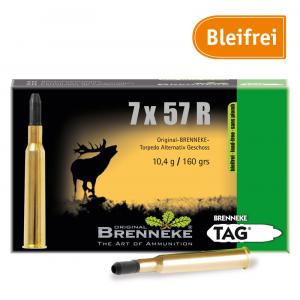 Brenneke 7x57 R 160GR TAG 20 Patronen