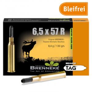 Brenneke 6,5x57 R 130GR TAG 20 Patronen