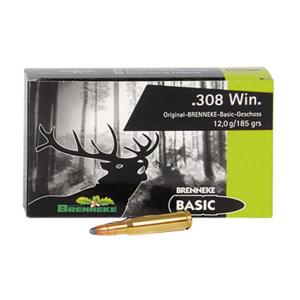 Brenneke .308 Win. 185GR Basic 20 Patronen