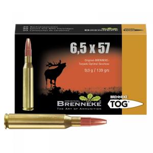 Brenneke 6,5x57 139GR TOG 20 Patronen