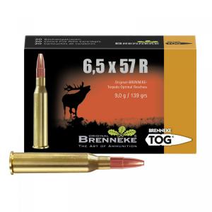 Brenneke 6,5x57 R 139GR TOG 20 Patronen