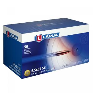 Lapua 6,5x55 SE 136GR Scenar-L 50 Patronen