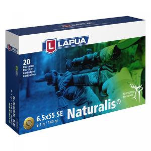 Lapua 6,5x55 SE 140GR Naturalis 20 Patronen