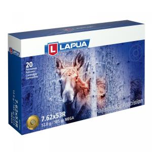 Lapua 7,62x53 R 185GR Mega 20 Patronen