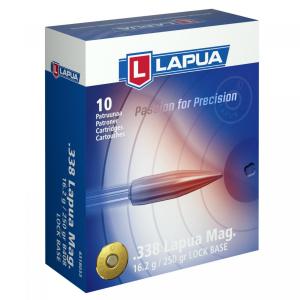 Lapua .338 Lapua Mag. 250GR Lock Base 10 Patronen