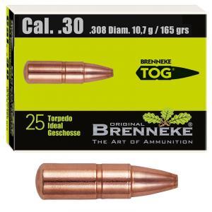 Brenneke Geschoss .30 (.308) TOG 10,7g / 165grs 25 Stück