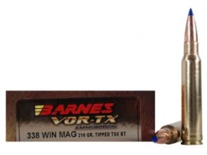 Barnes VOR-TX .338 Win. Mag. 210GR Tipped TSX Boat Tail 20 Patronen