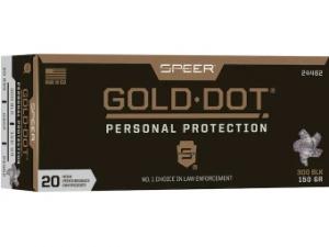 Speer Gold Dot .300 AAC Blackout 150GR GDSP 20 Patronen