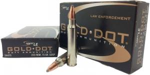 Speer Gold Dot .223 Rem. 75GR GDSP 20 Patronen