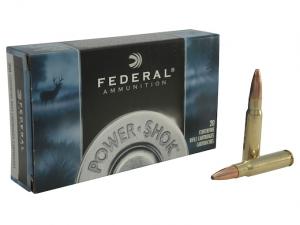 Federal Power-Shok .338 Federal 200GR JSP 20 Patronen