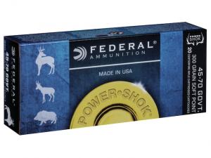 Federal Power-Shok .45-70 Govt. 300GR JSP FN 20 Patronen