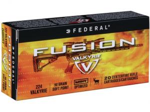 Federal Fusion .224 Valkyrie 90GR JSP 20 Patronen