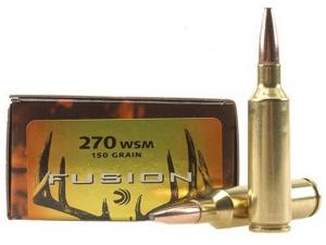 Federal Fusion .270 WSM 150GR SP 20 Patronen