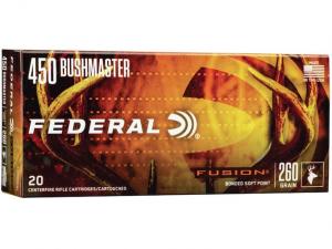 Federal Fusion .450 Bushmaster 300GR SP 20 Patronen