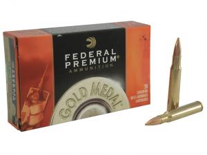 Federal Premium Gold Medal Sierra MatchKing .30-06 Sprg. 168GR BTHP 20 Patronen