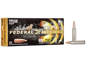 Federal Premium Varmint & Predator Nosler Ballistic Tip .223 Rem. 55GR 20 Patronen