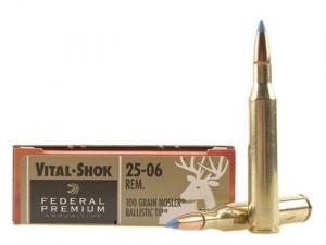 Federal Premium Nosler Ballistic Tip Hunting .25-06 Rem. 100GR 20 Patronen