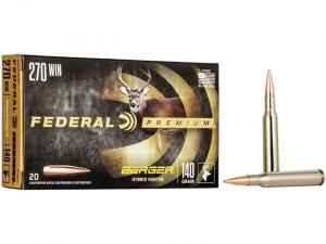 Federal Premium Berger Hybrid Hunter .270 Win. 140GR JHP 20 Patronen