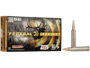 Federal Premium Barnes TSX .300 Win. Mag. 180GR HP 20 Patronen