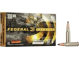 Federal Premium Trophy Copper .308 Win. 150GR 20 Patronen