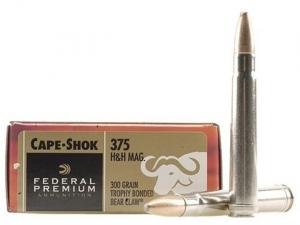 Federal Premium Safari Trophy Bonded Bear Claw .375 H&H Mag. 300GR JSP 20 Patronen