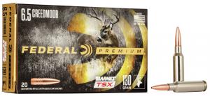 Federal Premium Barnes TSX 6,5mm Creedmoor 130GR HP 20 Patronen