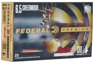 Federal Premium Swift Scirocco II 6,5mm Creedmoor 130GR 20 Patronen