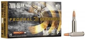 Federal Premium Nosler AccuBond 7mm-08 Rem. 140GR 20 Patronen