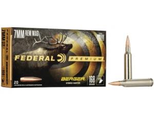 Federal Premium Berger Hybrid Hunter 7mm Rem. Mag. 168GR JHP 20 Patronen