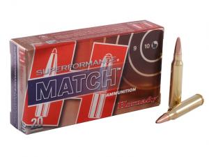 Hornady Superformance Match .223 Rem. 75GR BTHP Match 20 Patronen