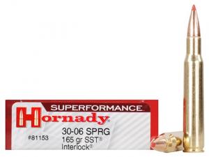 Hornady Superformance .30-06 Sprg. 165GR SST 20 Patronen