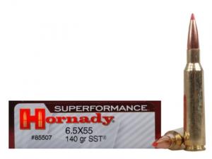 Hornady Superformance 6,5x55 140GR SST 20 Patronen