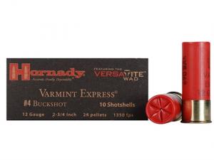 Hornady Schrotpatrone Varmint Express .12/70 28g Buckshot 6mm 10 Patronen