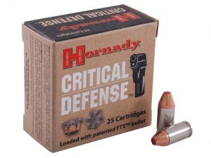 Hornady Critical Defense .380 ACP 90GR FTX 25 Patronen