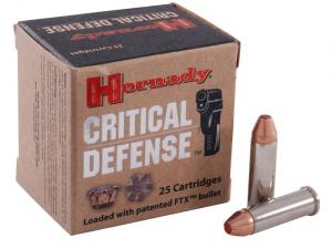 Hornady Critical Defense .38 Special 110GR FTX 25 Patronen