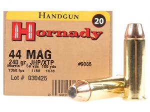 Hornady Custom .44 Rem. Mag. 240GR XTP 20 Patronen