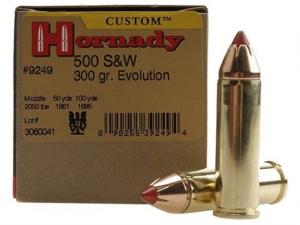 Hornady Custom .500 S&W 300GR FTX 20 Patronen