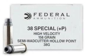 Federal Power-Shok .38 Special 158GR JHP 50 Patronen